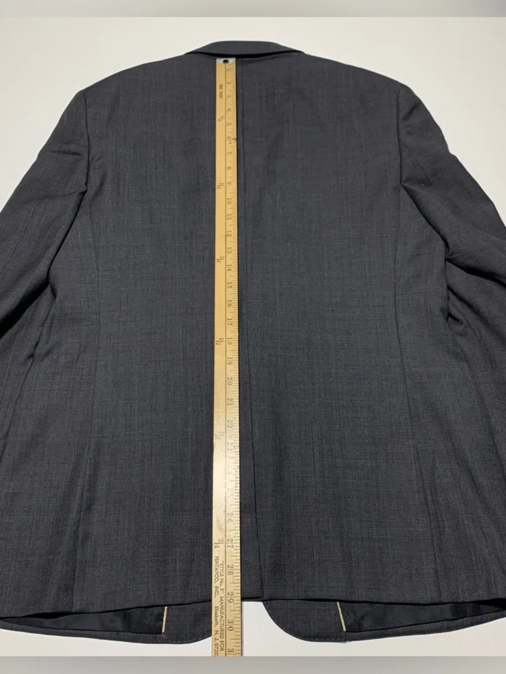 Rag & Bone Blazer Suit 100% Wool Gray Mens Size US 40 Pant Size 30x32 - Picture 12 of 14